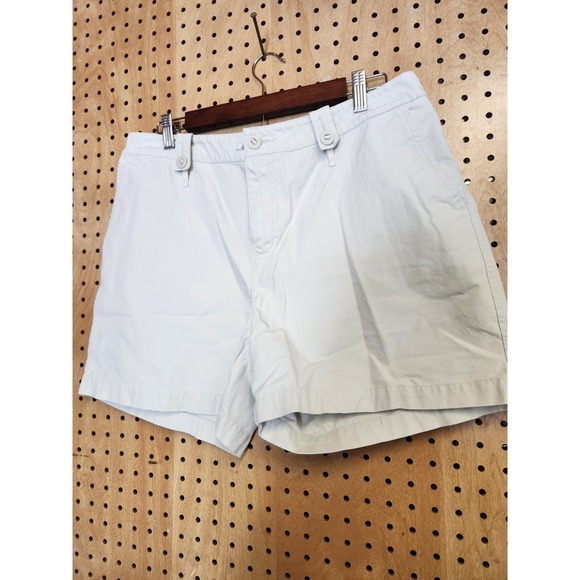Gap Khakis by Gap Tan Color Shorts RN#54023 Button Loop Close 2002 Size 14 women - Picture 2 of 11